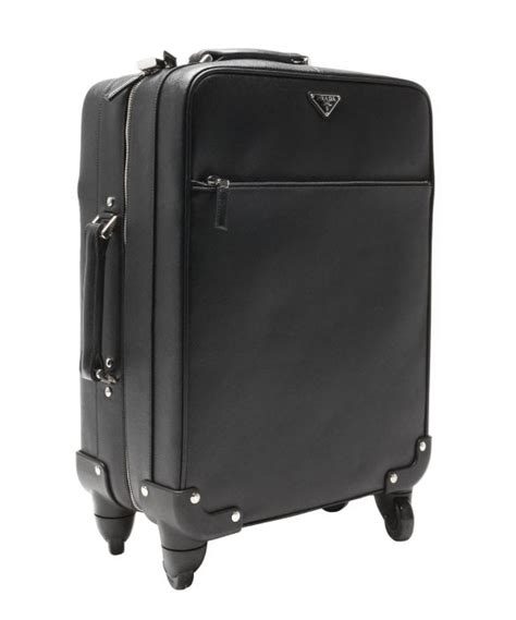 prada carry on rolling luggage|best luggage no zipper.